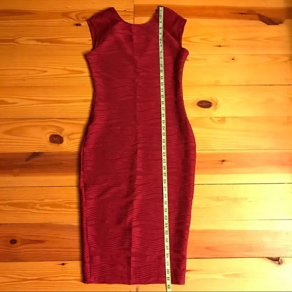Bundle of Red Purple Black Bodycon Dresses, EUC, M - Picture 11 of 16